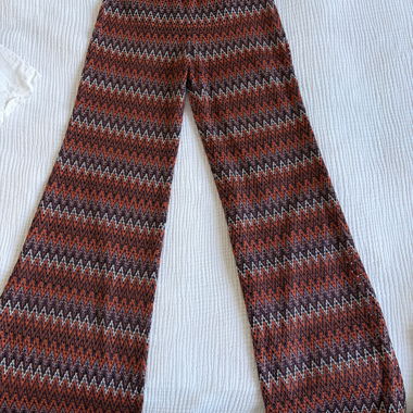 Pantaloni in maglia ZARA Trafaluc colorati