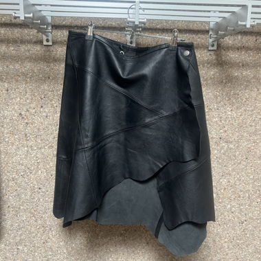 Black Leather Skirt