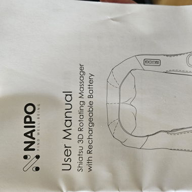 Naipo Shiatsu Massager with Heat 