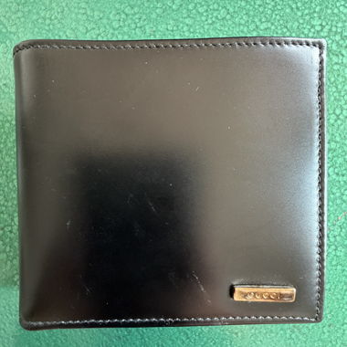 Gucci Portafoglio nero pieghevole