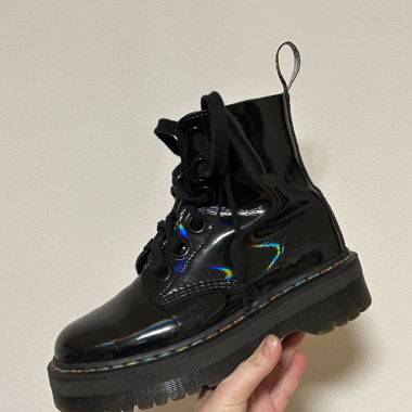 Dr. Martens rainbow boots