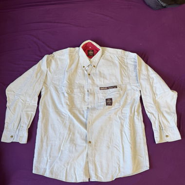 Camicia Complices beige a maniche lunghe