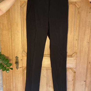 Pantaloni in tessuto neri Hugo Boss
