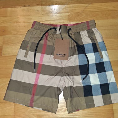 Burberry check swim shorts