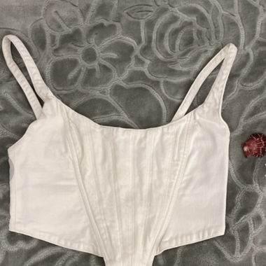 Bustier blanc Zara