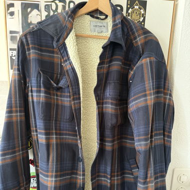 Carhartt lined flannel jacket Size M
