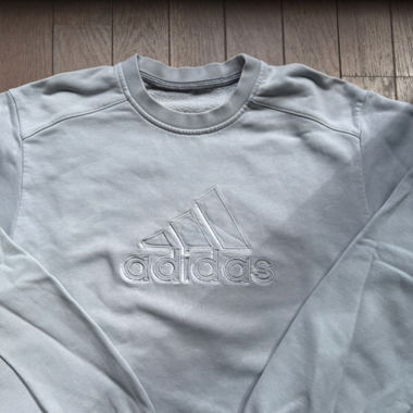 Adidas Sweatshirt skyblue embroidered S