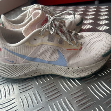Nike Trail Running Shoes white/blue