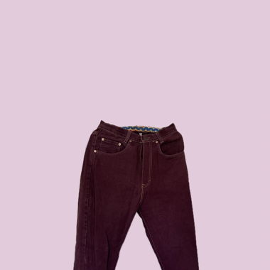 Burgundy levis jeans