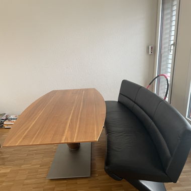 Tisch mit Eckbank Kunstleder