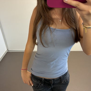 Light Blue/Purple Tank Top