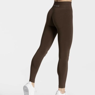 Dunkelbraune TEYEO Leggings