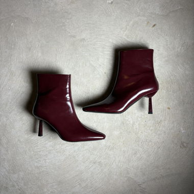 Stivaletti eleganti bordeaux