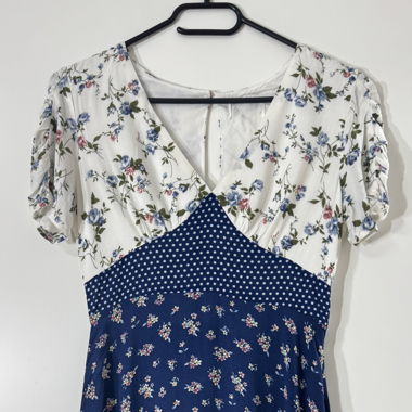 Flowers short dress xs 34 size