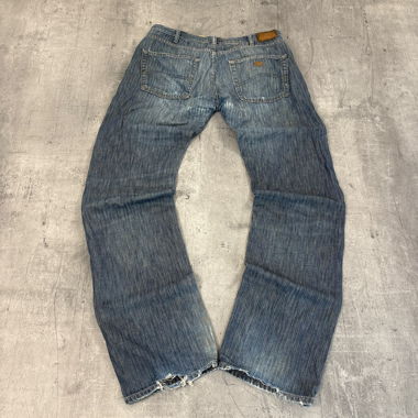 Jean Vintage Armani Straight Baggy (M)