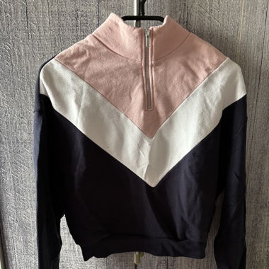 cropped kragen pullover