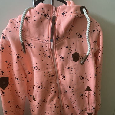 Neon Pink Jäckchen Mit Sternen