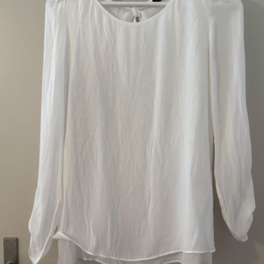 Chemisier blanc transparent Esprit