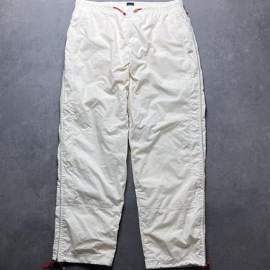 Vintage Nike Nylon Trackpants Beige L