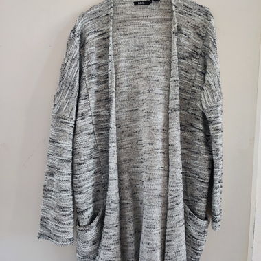 BDG-Gilet aus Strick grau