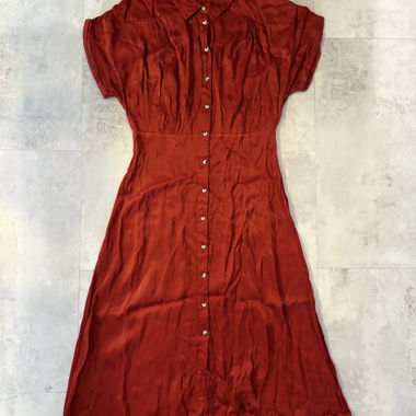 Robe rouge Mango