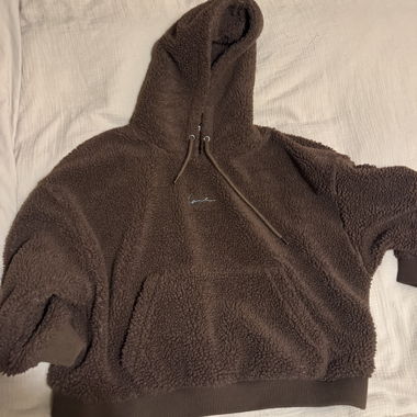 Karl Kani Brown Teddy Hoodie