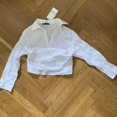 Chemise blanche Zara en lin