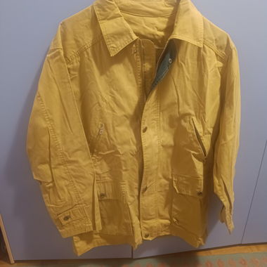 Schöne gelbe Baumwolljacke Größe M