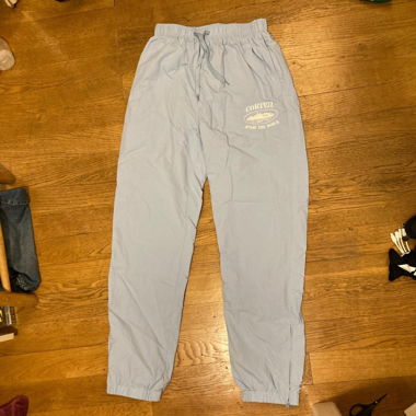 baby blue corteiz track pants