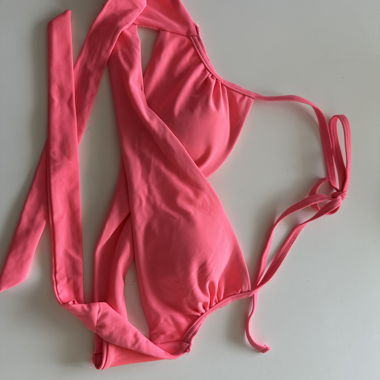 Bikinioberteil in Flamingorosa
