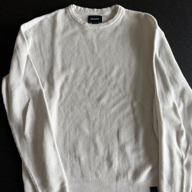 Maglione in maglia Pull & Bear bianco taglia S