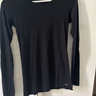 Black Long Sleeve Top