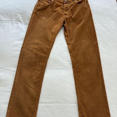 Jacob Cohen Luxury Denim Trousers, 33 brown/beige