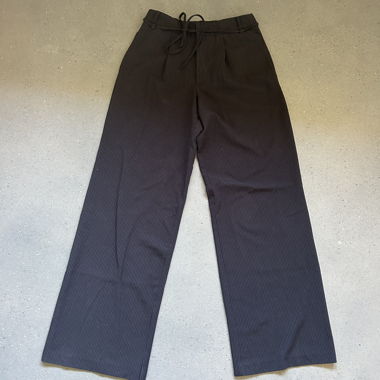 Pantaloni da abito neri a righe