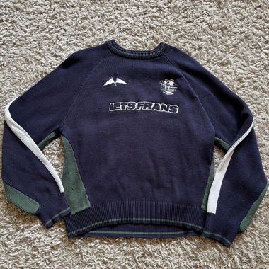iets frans Strickpullover in Navyblau