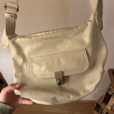 Mandarina Duck cream shoulder bag