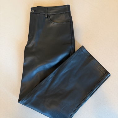 Pantalon effet cuir