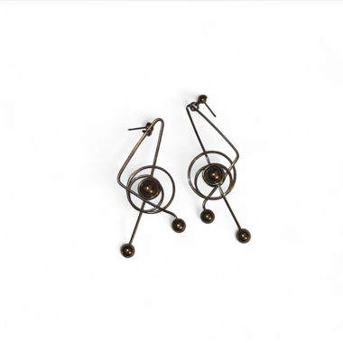 self made earrings
