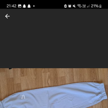 Hellblaue Jogginghose 