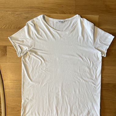 Weekday weisses T-Shirt Grösse L