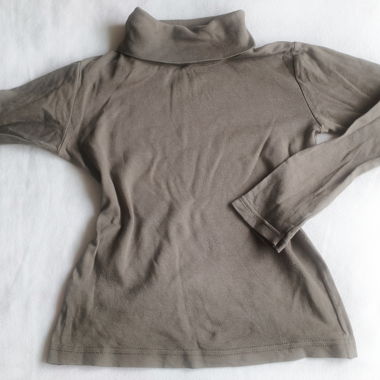 Turtle Neck Shirt Dark Sage Green