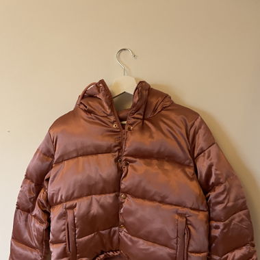 Coole Winterjacke metalic