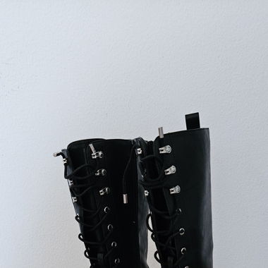 Kunstleder stiefel 