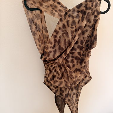 Body Zara con motivo leopardato