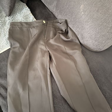 Elegant fabric trousers, size L