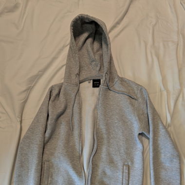 Sweat à Capuche Gris - Taille 42 (L)