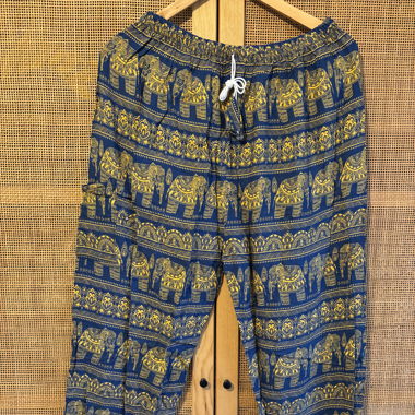 Elephant Print Harem Hose