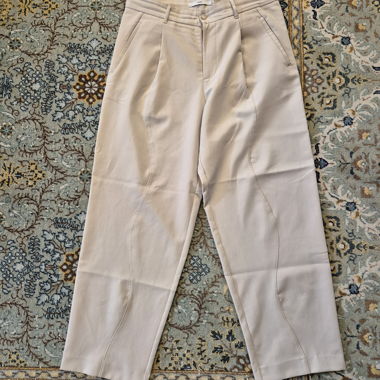 Beige Bershka-Hose