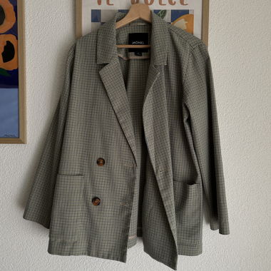 MONKI karierte Jacke Blazer M oversize
