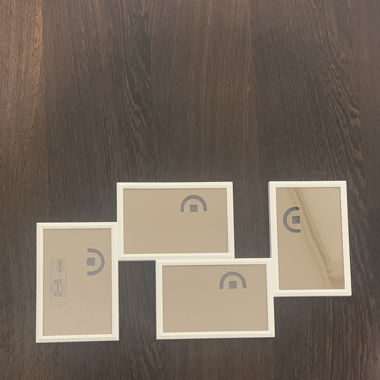 White ikea picture frames